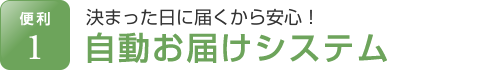 自動お届けシステム