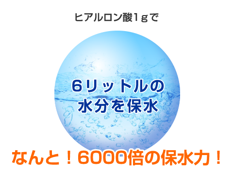 驚きの保水力